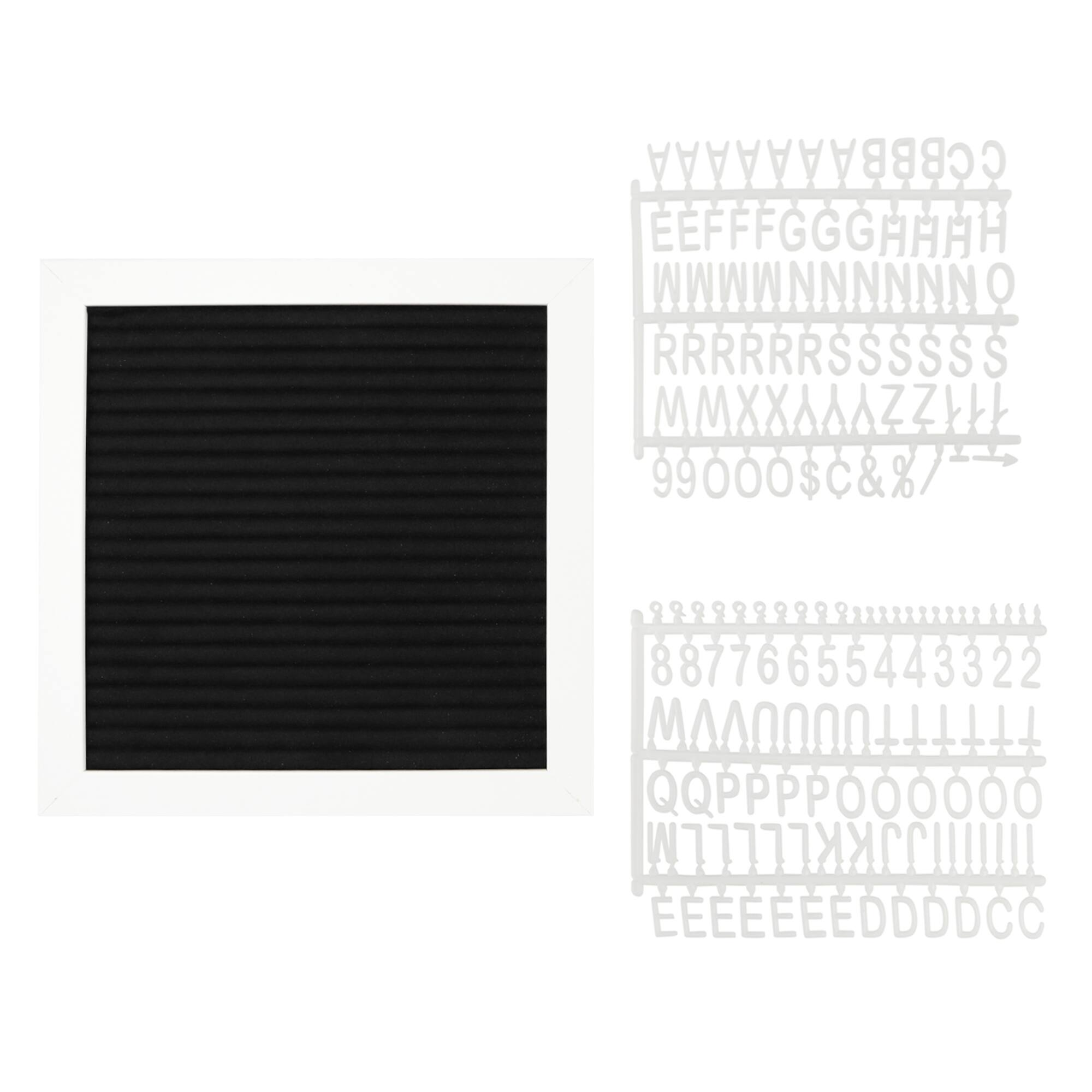 6 Pack: 8" x 8" Felt Letter Board by Make Market